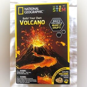 National Geographic STEM Toy Build Your Own Volcano Science Kit Kids